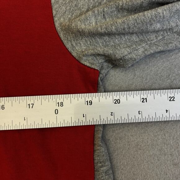 Vtg Nike Ohio State Buckeyes Shirt Mens Lg Single Stitch NCAA College Red Gray - Picture 4 of 8